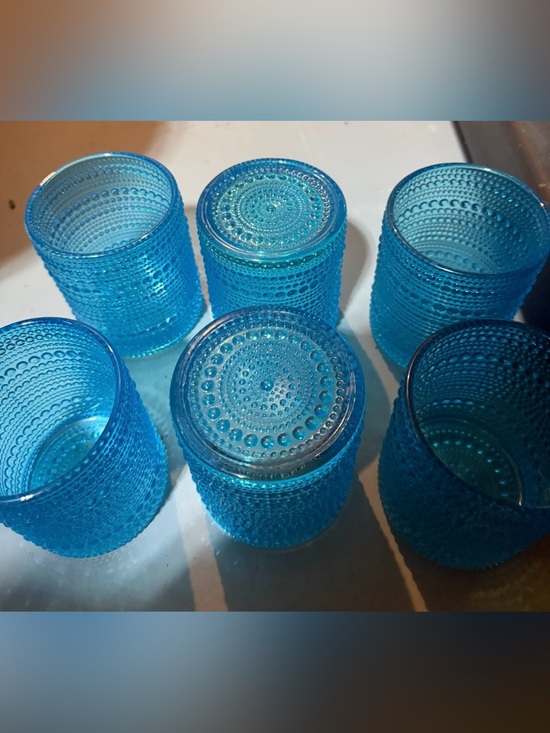 Fortessa Jupiter Other - Fortessa Jupiter Double Old Fashion Glass, 10 Ounce, Set of 6, Lagoon NWOT